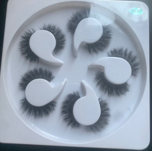 Plain lashes medium pack